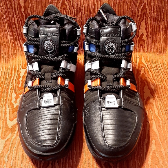 Nike Men\'s LeBron 3 The Shop Black University Red (2022) DO9354-001 V02 US Sz 8 main image 6